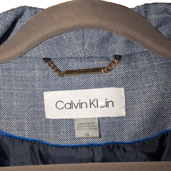 Calvin Klein Gray Modern Suit Blazer(size14) and Pants (size 16) set - Picture 7 of 10